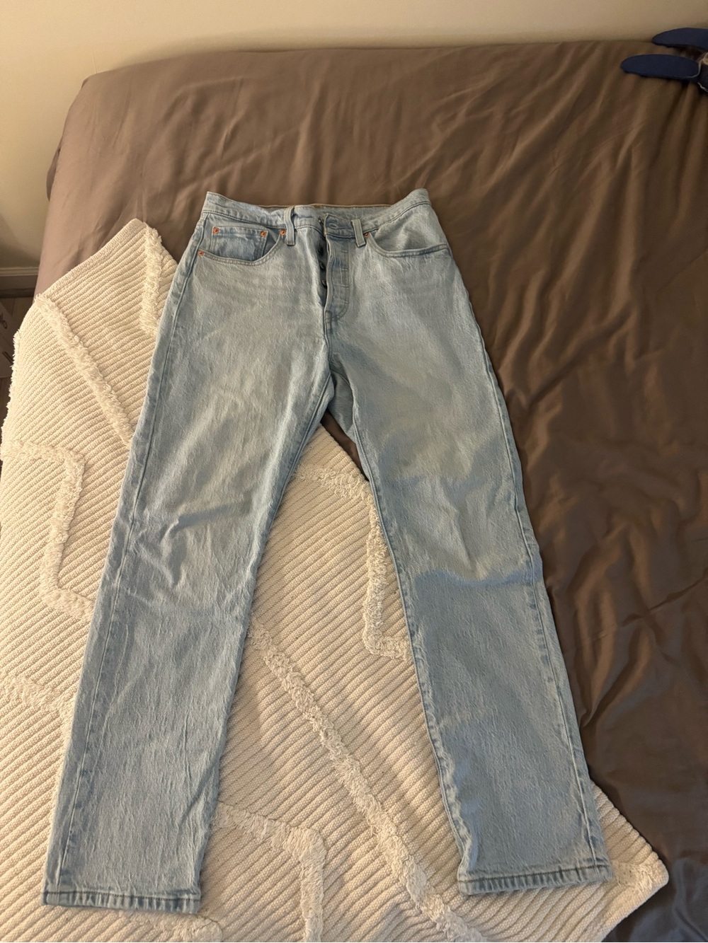 Levi’s 501 Jean: Light Blue Women's Straight-Leg Jeans